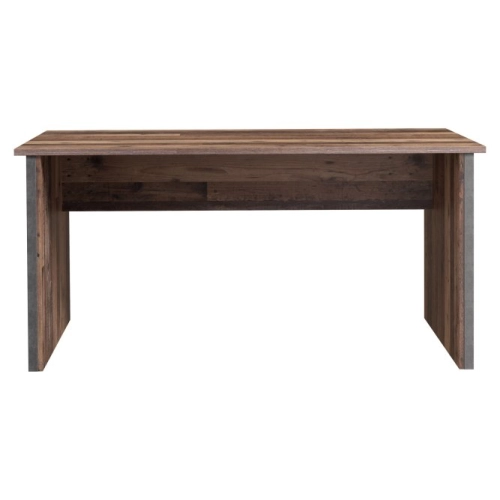 Biurko vintage loft 130x60 cm z szufladą i szafką